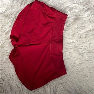 Red Shorts Lululemon